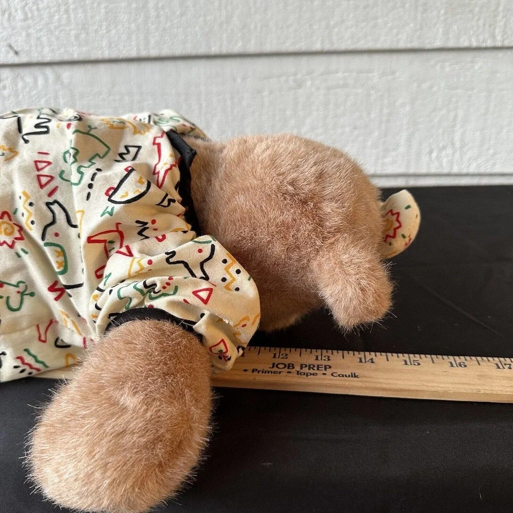 Vintage 90s Gund Beartots Girl Teddy Bear Plush Dress Shoes Plush Stuffed Animal